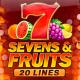Sevens and fruits 20 lines